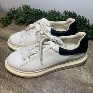 Steve Madden Men's Frosted Contrast Collar Leather Sneakers Size 11